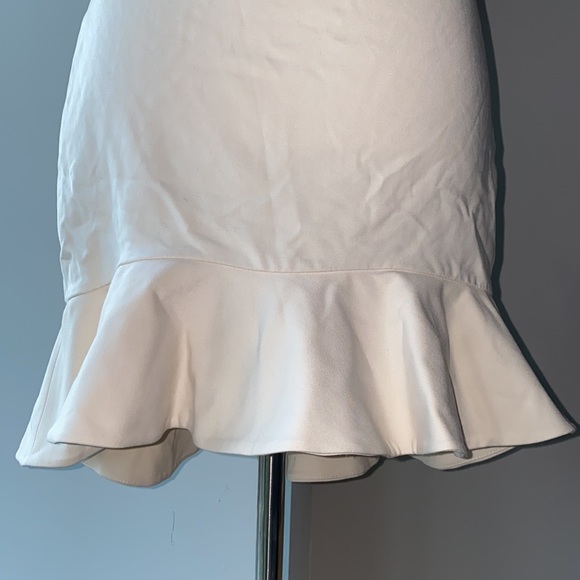 Zara Asymmetrical Mermaid Hemline Peplum Mini Skirt - Size XS - Picture 3 of 8